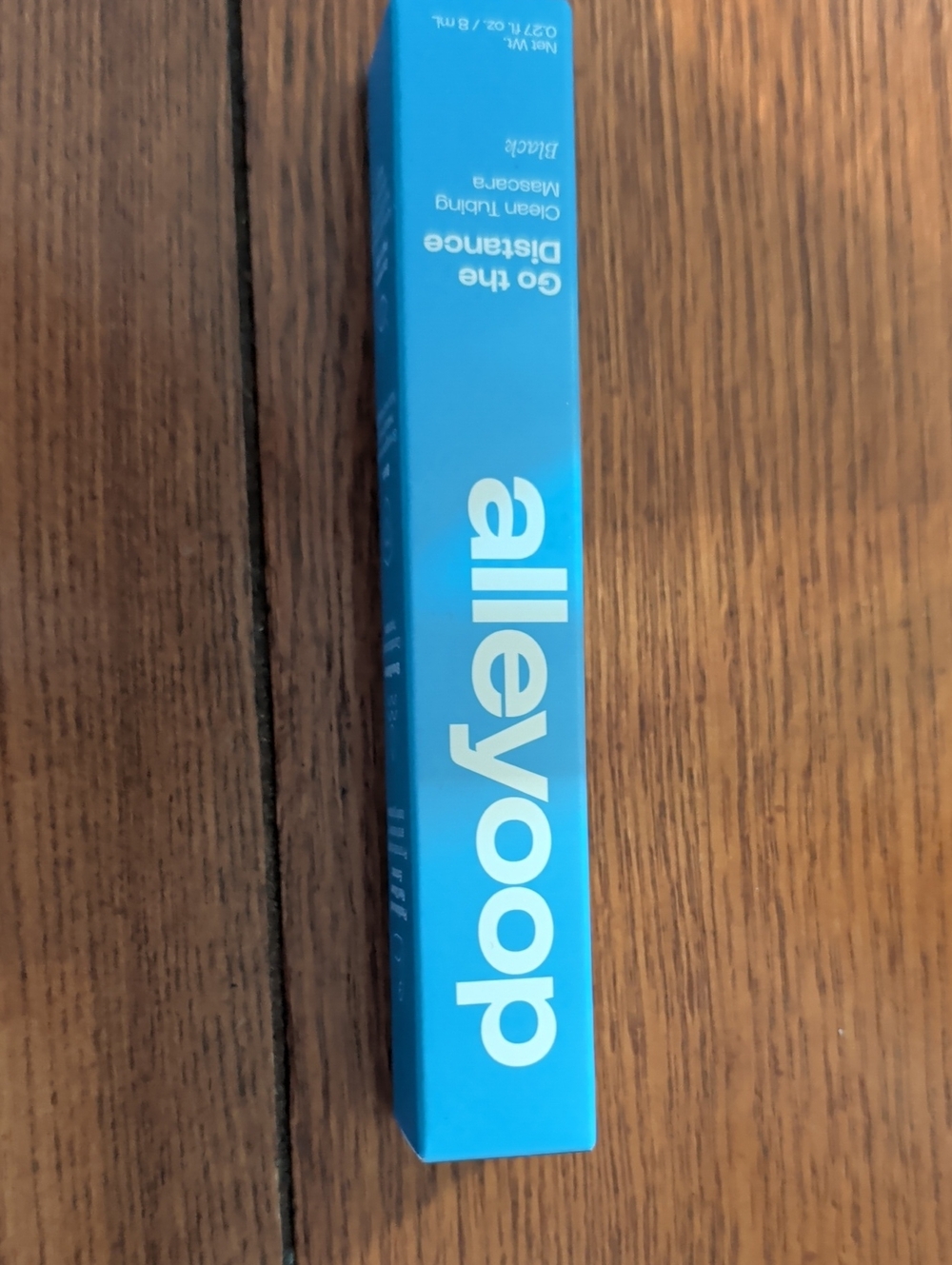 alleyoop Go The Distance Mascara - Bright Blue Packaging